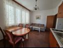 Appartements Dami - 100m from the sea A1 Sun(2+1), A2 Earth(2+1), A3 Sea(2+1), A4 Wind(2+1) Orebic - Péninsule de Peljesac  - Appartement - A1 Sun(2+1): cuisine salle à manger