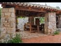 Maisons de vacances Sage - rustic dalmatian peace H(2+1) Trpanj - Péninsule de Peljesac  - Croatie  - H(2+1): terrasse