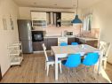 Maisons de vacances Pet - 20m from the sea: H(6) Barbat - Île de Rab  - Croatie  - H(6): cuisine salle à manger