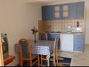 Appartements Ren - 150 m from beach: A3(2+1) Kampor - Île de Rab  - Appartement - A3(2+1): cuisine salle à manger