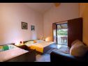 Appartements Davorka - with sea view: A1(4+1), A2(4+1) Kampor - Île de Rab  - Appartement - A2(4+1): chambre &agrave; coucher