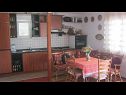 Maisons de vacances Ivanka - 5m from sea: H(3+2) Cesarica - Riviera de Senj  - Croatie  - H(3+2): cuisine salle à manger