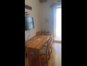 Appartements Neno - 20 m from beach: A1(2+2), A2(4+2), A3(2+2), A4(2+2), A5(2+2), A6(2+2) Ribarica - Riviera de Senj  - Appartement - A6(2+2): salle &agrave; manger