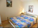 Appartements Ana - 5 m from beach: A1 Plavi(2+2), A2 Rozi(2+2) Ribarica - Riviera de Senj  - Appartement - A2 Rozi(2+2): chambre &agrave; coucher