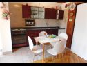 Appartements Ivan - 100m from sea: A1(2+2) Ribarica - Riviera de Senj  - Appartement - A1(2+2): cuisine salle à manger