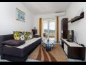 Appartements Anica A1(2+1), A2(2+2) Baie Kanica (Rogoznica) - Riviera de Sibenik  - Croatie  - Appartement - A1(2+1): séjour
