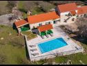 Maisons de vacances Villa Karaga - with private pool: H(8+1) Ljubotic - Riviera de Sibenik  - Croatie  - H(8+1): maison