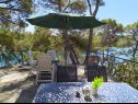 Maisons de vacances Vlasta - near sea: H(4+1) Primosten - Riviera de Sibenik  - Croatie  - H(4+1): terrasse