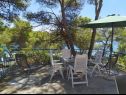 Maisons de vacances Vlasta - near sea: H(4+1) Primosten - Riviera de Sibenik  - Croatie  - terrasse