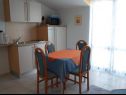 Appartements Marko - 30m from beach; A1(2+2), A2(2+2), A3(2+2), A4(2+2) Rogoznica - Riviera de Sibenik  - Appartement - A4(2+2): cuisine salle à manger