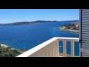 Maisons de vacances Mary - with pool: H(8) Rogoznica - Riviera de Sibenik  - Croatie  - H(8): vue sur la mer
