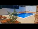 Maisons de vacances Mary - with pool: H(8) Rogoznica - Riviera de Sibenik  - Croatie  - H(8): piscine
