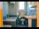 Maisons de vacances Mary - with pool: H(8) Rogoznica - Riviera de Sibenik  - Croatie  - H(8): salle de bain W-C