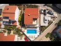 Maisons de vacances Mirka - with heated pool: H(8+2) Baie Stivasnica (Razanj) - Riviera de Sibenik  - Croatie  - piscine (maison et environs)