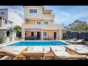Maisons de vacances Mirka - with heated pool: H(8+2) Baie Stivasnica (Razanj) - Riviera de Sibenik  - Croatie  - maison