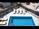 Maisons de vacances Mirka - with heated pool: H(8+2) Baie Stivasnica (Razanj) - Riviera de Sibenik  - Croatie  - piscine