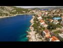 Maisons de vacances Mirka - with heated pool: H(8+2) Baie Stivasnica (Razanj) - Riviera de Sibenik  - Croatie  - détail (maison et environs)