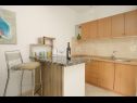 Appartements Slava - cosy apartments for 2 person: A5 - crni (2), A4 - zeleni (2) Vodice - Riviera de Sibenik  - Appartement - A4 - zeleni (2): cuisine