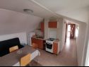 Appartements Budi - near sandy beach A1(4), A2(4), A3(4) Vodice - Riviera de Sibenik  - Appartement - A3(4): cuisine salle à manger