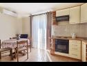 Appartements Lasan - 150 m from sea: A1(4), A2(4) Vodice - Riviera de Sibenik  - Appartement - A2(4): cuisine salle à manger
