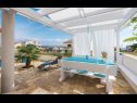 Appartements Big blue - terrace lounge: A1(4) Vodice - Riviera de Sibenik  - Appartement - A1(4): terrasse de jardin