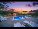 Maisons de vacances Ivy - with outdoor swimming pool: H(4+2) Vodice - Riviera de Sibenik  - Croatie  - H(4+2): piscine