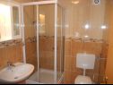 Appartements Maca - seaview & private parking: A1(2+1), A2(3+1), A3(3+2), SA4(2), A5(3+1), A6(3+2), SA7(2) Zablace - Riviera de Sibenik  - Appartement - A3(3+2): salle de bain W-C