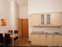 Appartements Maca - seaview & private parking: A1(2+1), A2(3+1), A3(3+2), SA4(2), A5(3+1), A6(3+2), SA7(2) Zablace - Riviera de Sibenik  - Appartement - A5(3+1): cuisine salle à manger