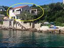 Appartements Nikola - in front of the sea: A1(4) Baie Donja Krusica (Donje selo) - Île de Solta  - Croatie  - maison