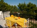 Maisons de vacances Ina - peaceful H Pierida (8+4) Stomorska - Île de Solta  - Croatie  - H Pierida (8+4): terrasse