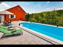 Maisons de vacances Brapa - open swimming pool: H(4) Hrvace - Riviera de Split  - Croatie  - piscine