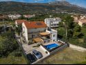 Appartements Zdene - private pool: A1(6+2), A2(6) Kastel Luksic - Riviera de Split  - maison