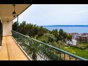 Appartements Mari - 250 m from sea: A1(2+2), A2(8) Podstrana - Riviera de Split  - Appartement - A2(8): terrasse