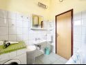 Maisons de vacances Jasna - big garden: H(4+2) Srijane - Riviera de Split  - Croatie  - H(4+2): salle de bain W-C