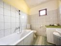 Maisons de vacances Jasna - big garden: H(4+2) Srijane - Riviera de Split  - Croatie  - H(4+2): salle de bain W-C