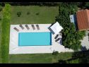 Chambres Marija - rooms with pool: R2(3), R1(3), R3(2), R4(3) Trilj - Riviera de Split  - maison