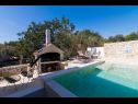 Maisons de vacances Bože - 10m from the sea: H(10+2) Drvenik Mali (Île de Drvenik Mali) - Riviera de Trogir  - Croatie  - piscine