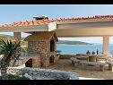 Maisons de vacances Slobodna - 20 from beach; H(4) Baie Ljubljeva (Vinisce) - Riviera de Trogir  - Croatie  - komin
