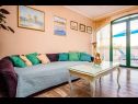 Maisons de vacances Stone&Olive - with pool: H(5+1) Marina - Riviera de Trogir  - Croatie  - H(5+1): séjour