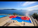 Maisons de vacances Ante - 6m from the sea H(8+1) Seget Vranjica - Riviera de Trogir  - Croatie  - piscine