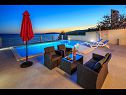 Maisons de vacances Ante - 6m from the sea H(8+1) Seget Vranjica - Riviera de Trogir  - Croatie  - terrasse