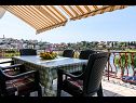 Appartements VV A1(2+1), A2(5), A3(7) Seget Vranjica - Riviera de Trogir  - Appartement - A3(7): terrasse