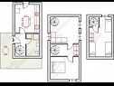 Appartements Irvin - sweet apartment : A1(5) Trogir - Riviera de Trogir  - Appartement - A1(5): plan d'étage