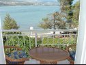 Appartements Sanda - 10 M from the beach : A1(6+1), A2(6+1) Trogir - Riviera de Trogir  - Appartement - A1(6+1): terrasse