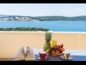 Appartements Tom - panoramic sea view: A1(6) Trogir - Riviera de Trogir  - terrasse