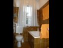 Appartements Ljubi - 20 m from beach: A1(4+1), A2 Crveni(2+2), A3 Zeleni(2+2) Vinisce - Riviera de Trogir  - Appartement - A1(4+1): salle de bain W-C