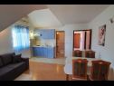 Appartements Sea view - cosy & in center: SA1(2), A2(2+1), A3(2+1) Kukljica - Île de Ugljan  - Appartement - A3(2+1): cuisine salle à manger