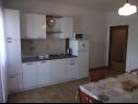 Appartements Mile - next to the sea A1(2+2), A2(2+2), A3(2+2) Kukljica - Île de Ugljan  - Appartement - A2(2+2): cuisine salle à manger