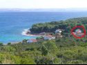 Maisons de vacances VEKY - 50m from sea: Holiday House H(4+2) Susica - Île de Ugljan  - Croatie  - vue (maison et environs)