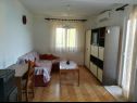 Appartements Igi - in the beach camp: A1 Porat (6), A2 Porat(6) Susica - Île de Ugljan  - Appartement - A1 Porat (6): séjour